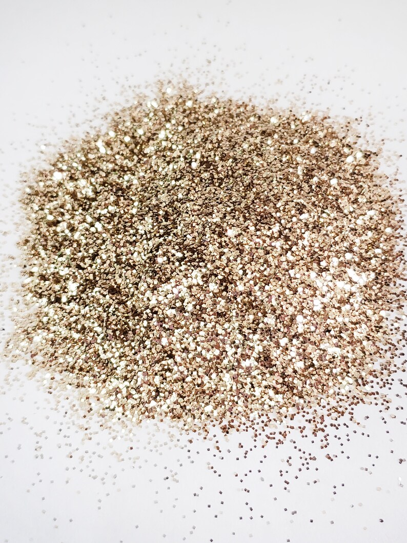 Gold glitter .015 hex poly glitter True Gold glitter for Etsy