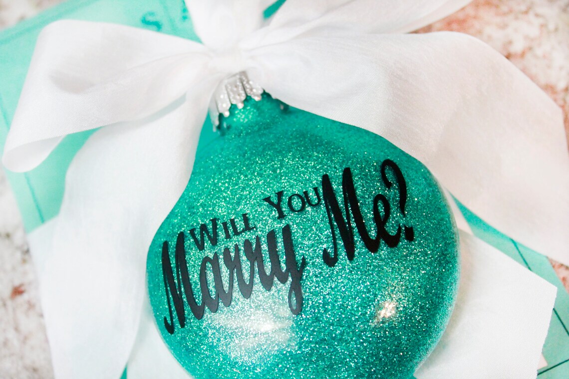 Will You Marry Me Christmas Ornament 