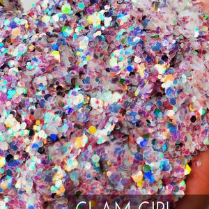 Glam Girl Custom Mix Chunky Hex Poly Glitter Tumbler Making - Etsy
