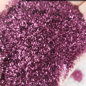 Plum Passion .015 hex poly glitter, affordable purple glitter for tumbler, fine polyester glitter, Dark purple glitter, wine, bordeaux