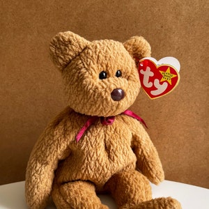 Curly the Bear Ty Beanie Baby 1996: Collectible Plush