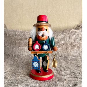 Vintage Erzgebirge Smoker: German Wooden Incense Burner