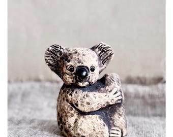 コアラ 親子 陶器 オブジェ 置物 オーストラリア rinconada_m03