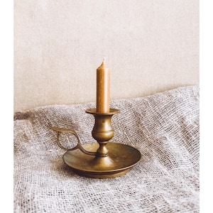Vintage Candle Holder Industrial Home decor Candleholder Mid-century Table Centerpiece Candle Holder with Handle Housewarming gift Idea