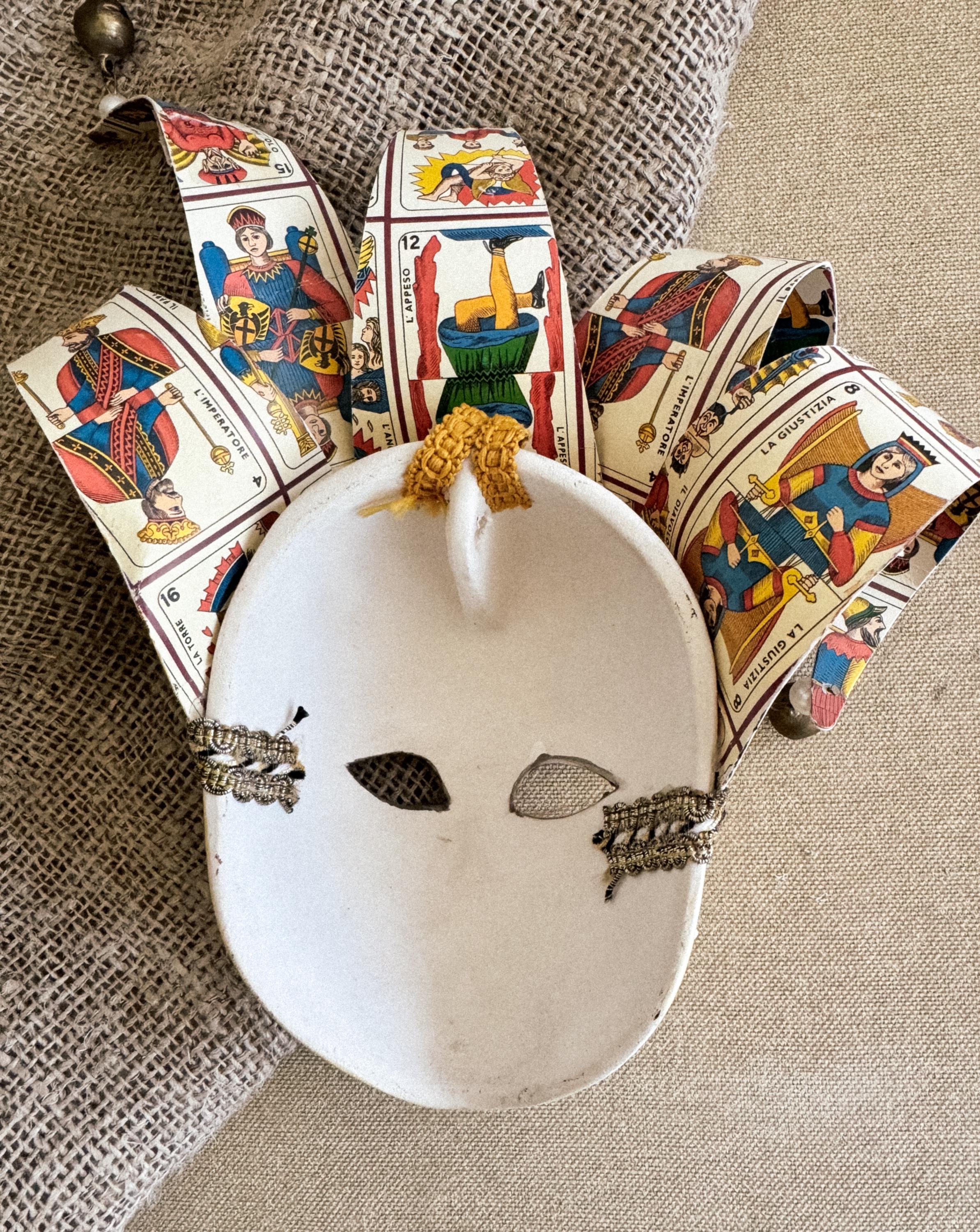 ベネチアンマスク：手描きのカーニバルマスク、イタリアのホーム