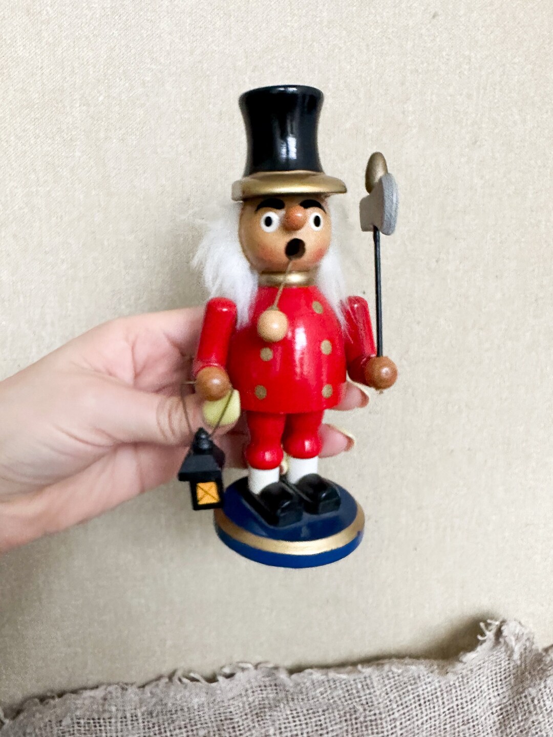 German Erzgebirge Smoker Incense Man German Vintage Burner Man Retro