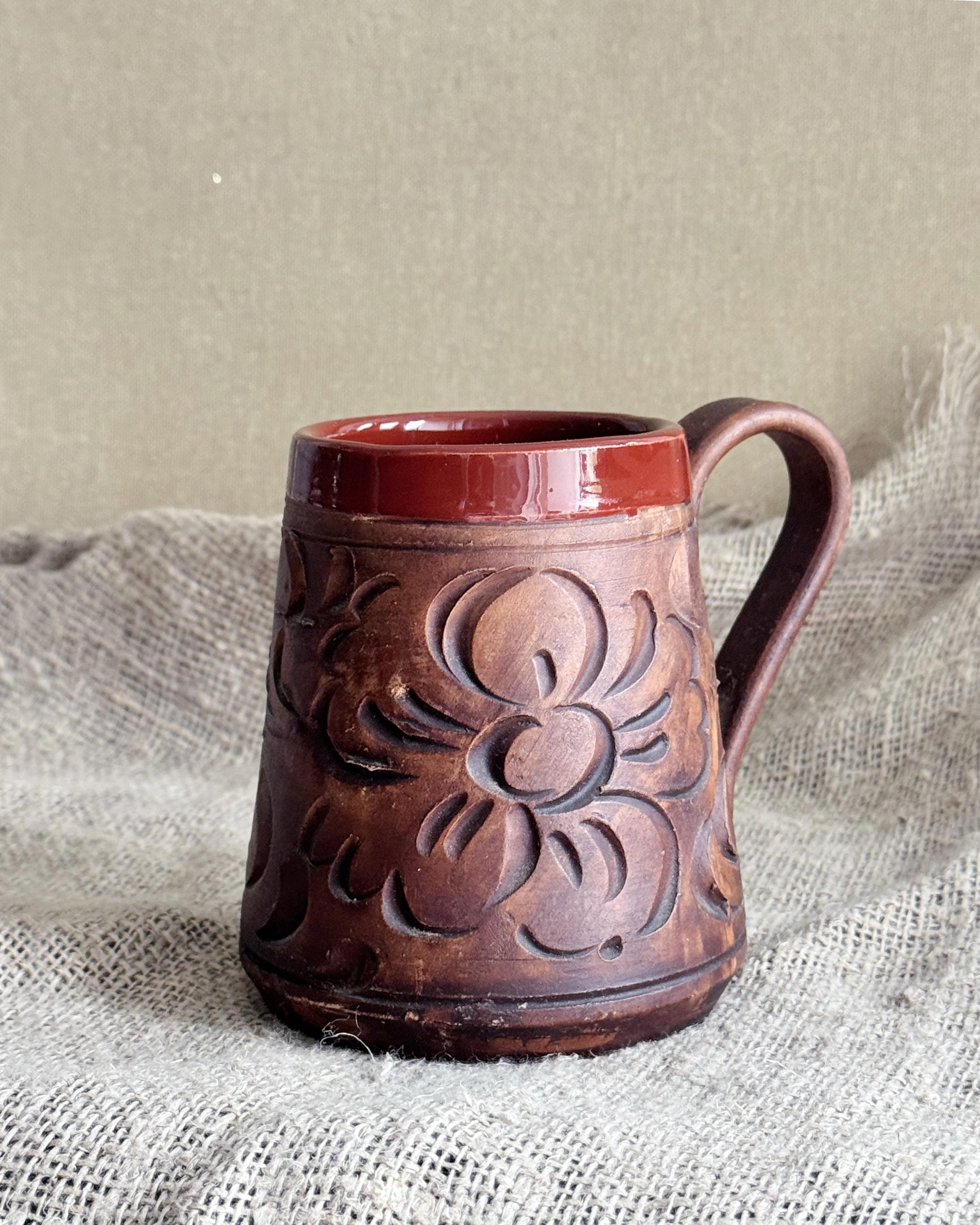 バーウェアカップ ヴィンテージ ドイツ製 陶器製 ビールジョッキ：お