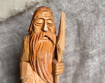 手彫りの木製歴史人物像：ヴィンテージアート装飾 - Etsy 日本