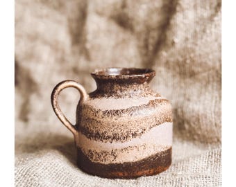 Vintage decorative Vase Primitive Home decor Terracota Pottery Autumnal home decor Vase Minimalist Terra colors Earth color Minimalist vase