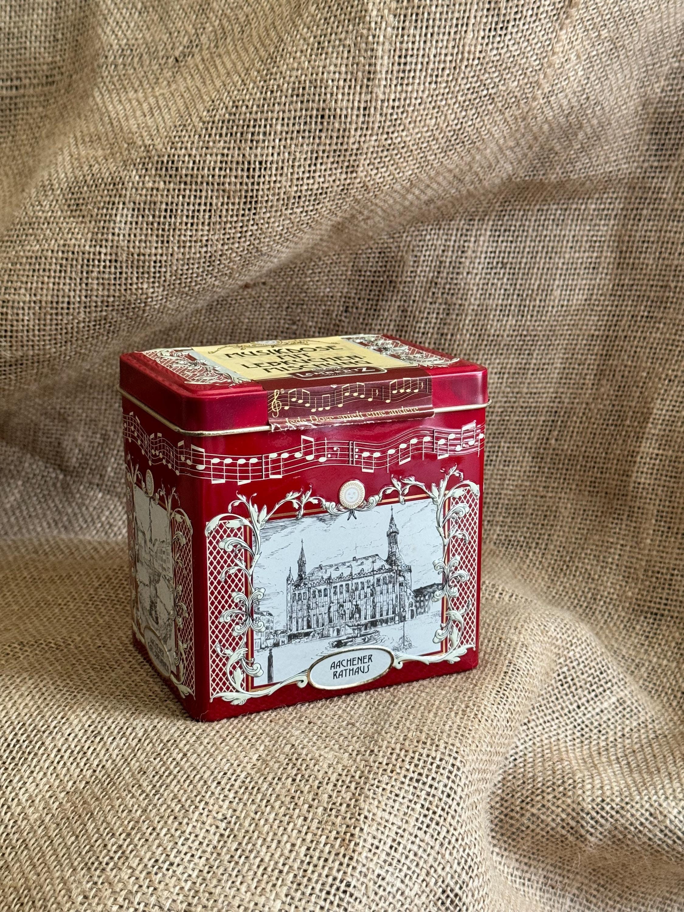 Vintage Lambertz Musical Tin: German Souvenir Cookie Box - Etsy