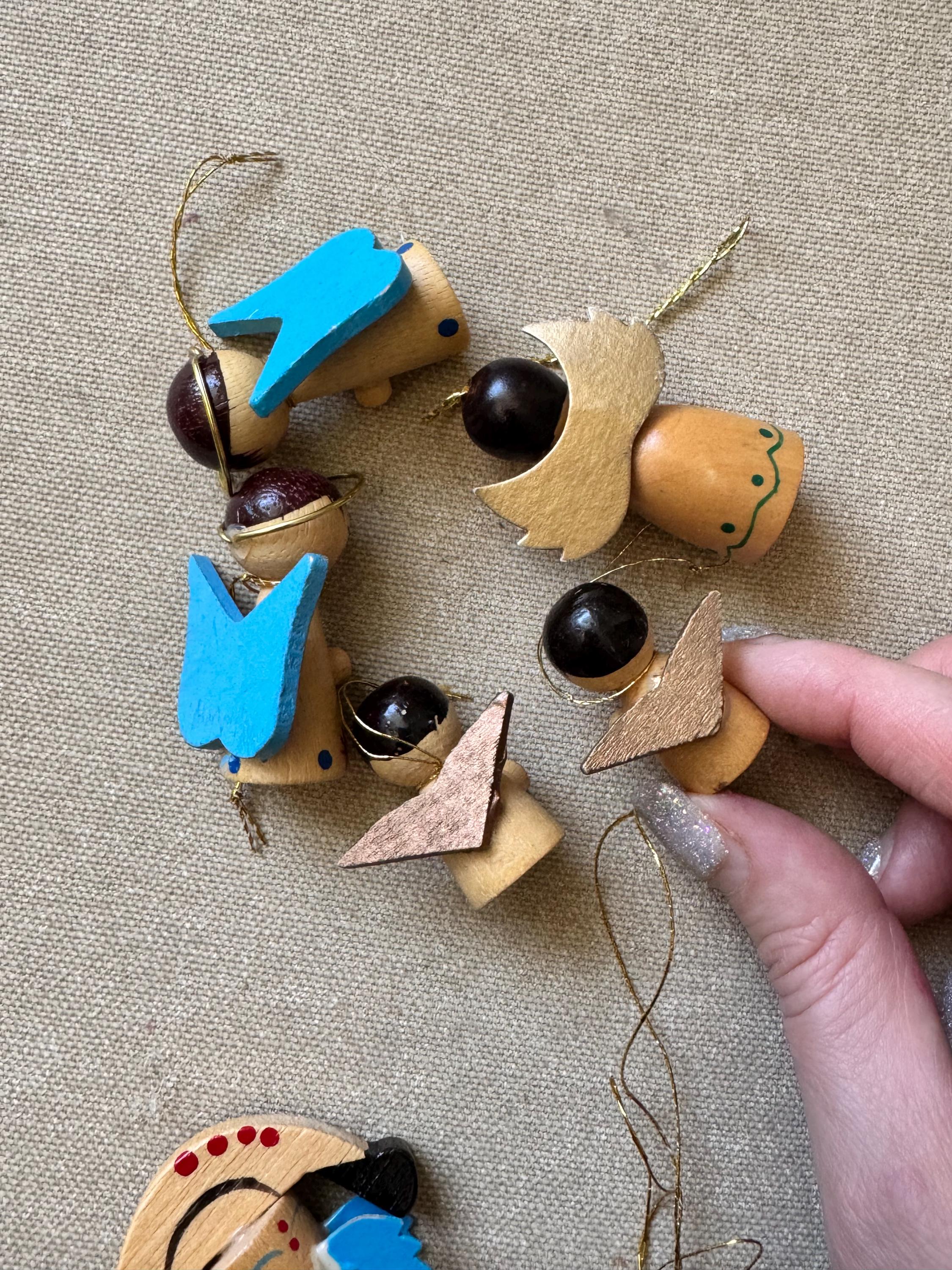 エルツ山地のクリスマスオーナメント：ドイツの木製ホリデー