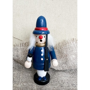 Vintage Erzgebirge Smoker: German Wooden Incense Burner