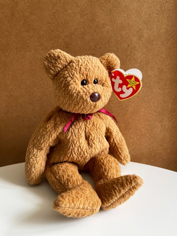 Curly beanie baby 1996 value discount