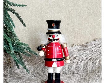 Vintage German Erzgebirge Wood Santa incense Smoker Figurine