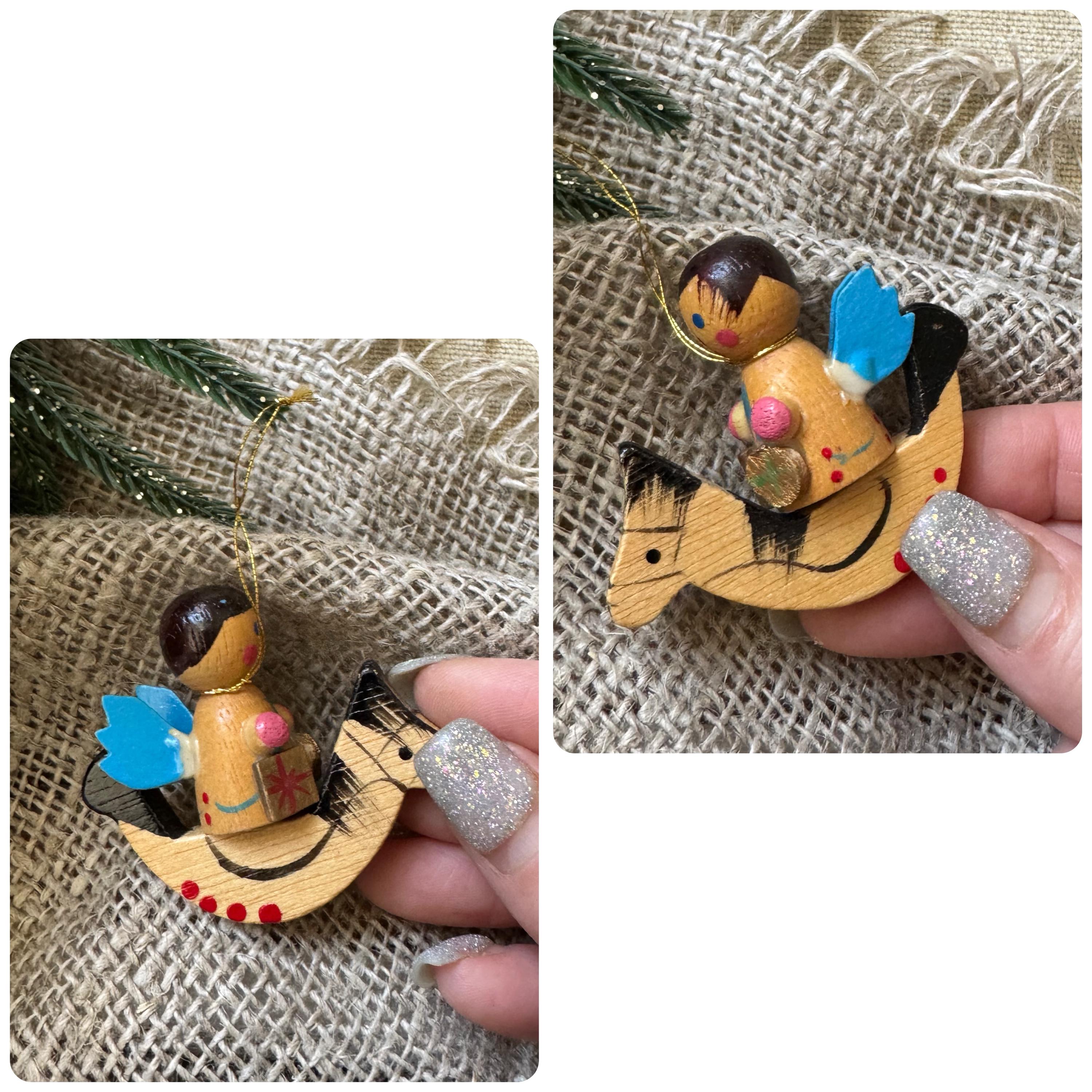 エルツ山地のクリスマスオーナメント：ドイツの木製ホリデー