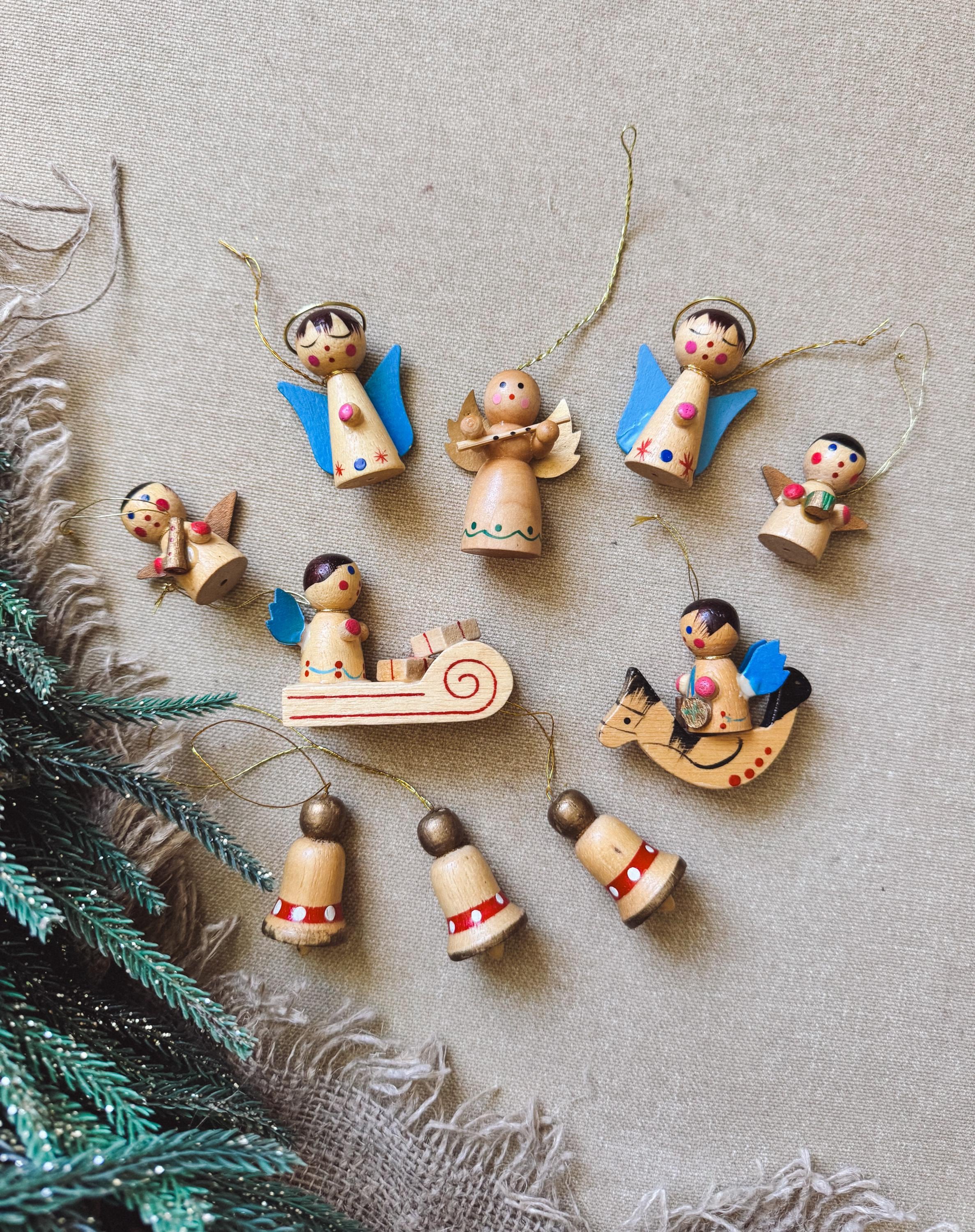 エルツ山地のクリスマスオーナメント：ドイツの木製ホリデー