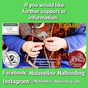 Nidavellnir Nalbinding for Beginners Book, Guide. Learn an Ancient Heritage Craft. Easy-to-follow, 3 in 1 Beginners Instructional Tutorial image 3