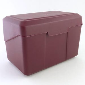 Vintage Plastic Index Card Holder - Etsy