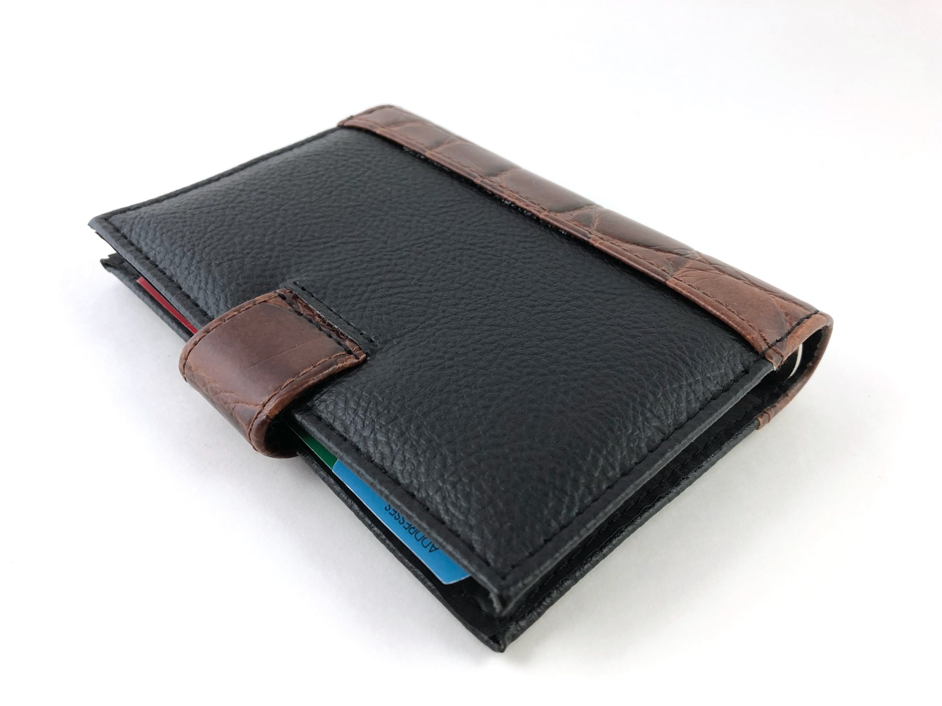Small 6 ring Binder Riviera Personal Organizer Black Leatherette And Small 6 ring binder riviera personal organizer black leatherette and