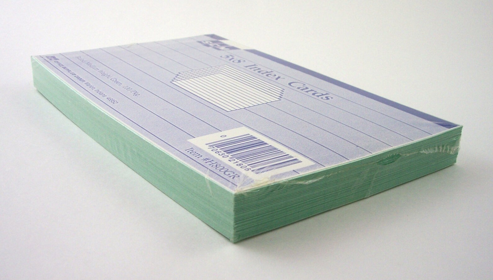 5 x 8 Inch Index Cards Light Green Narrow Ruled Medium Etsy