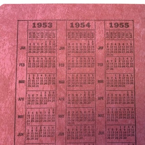 1953 Unused Automotive Log Book Personal Automobile and | Etsy