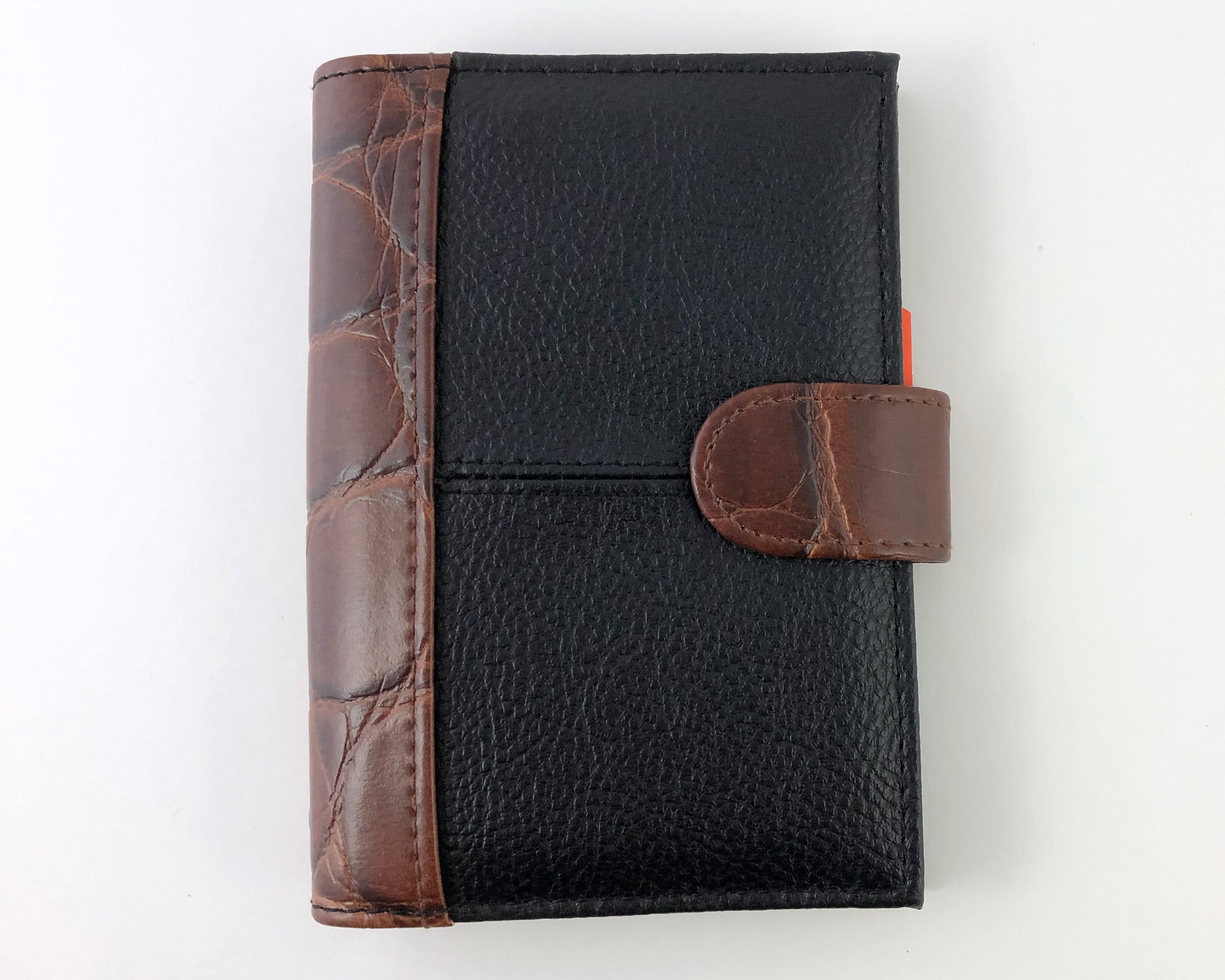 Small 6 ring Binder Riviera Personal Organizer Black Leatherette And Small 6 ring binder riviera personal organizer black leatherette and