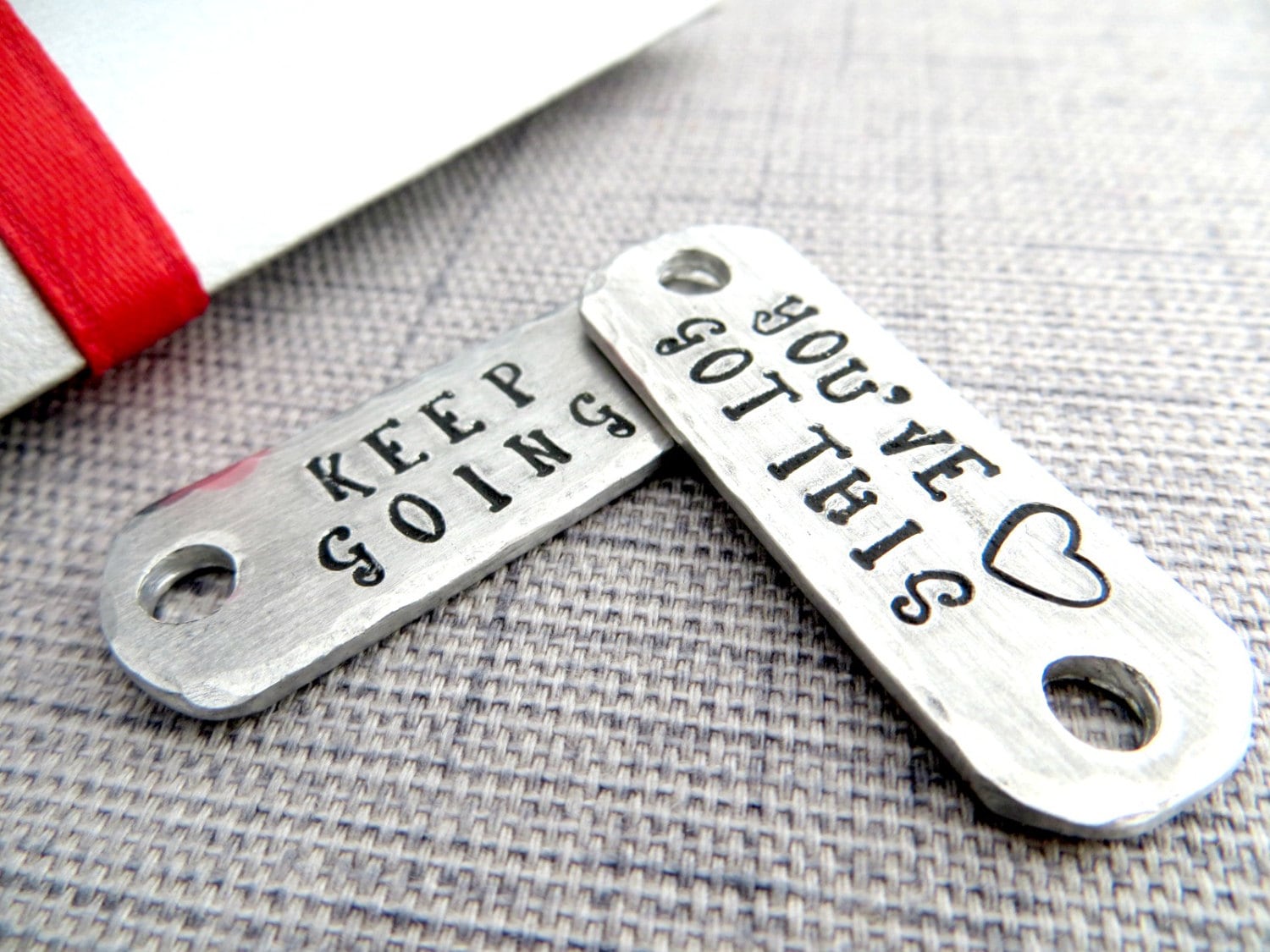 Custom running shoe lace tags keep going you've got Etsy