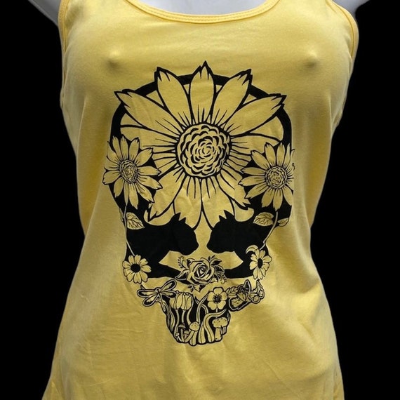 China Cat Sunflower Tank Size Up Etsy