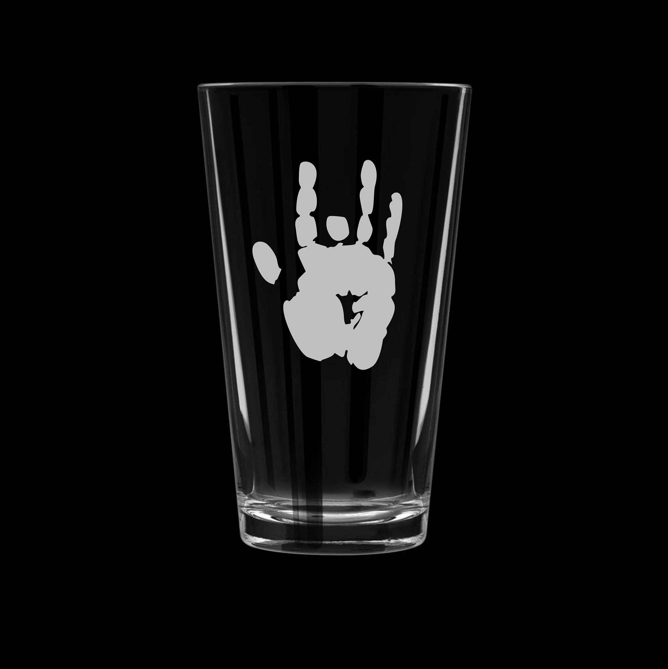 Hand Etched Pint Glass - Thumbnail 4