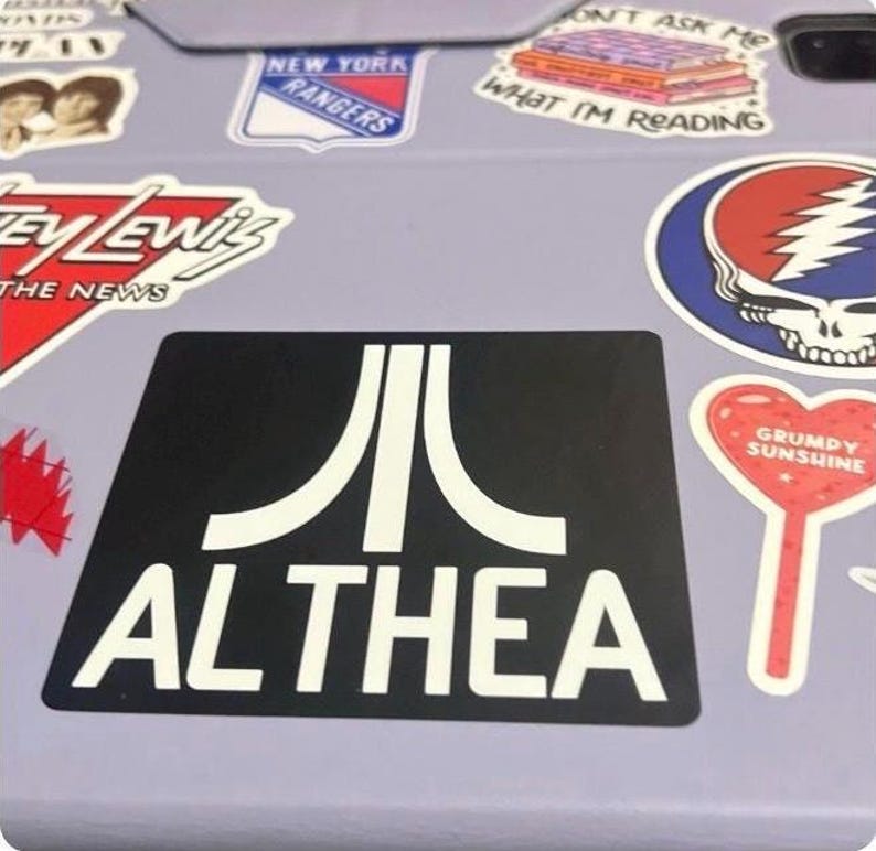 Athea Sticker Althea Vinyl Decal Sticker - Etsy