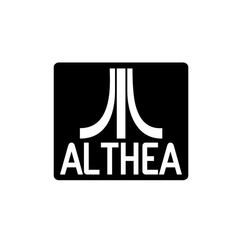 Athea Sticker Althea Vinyl Decal Sticker - Etsy