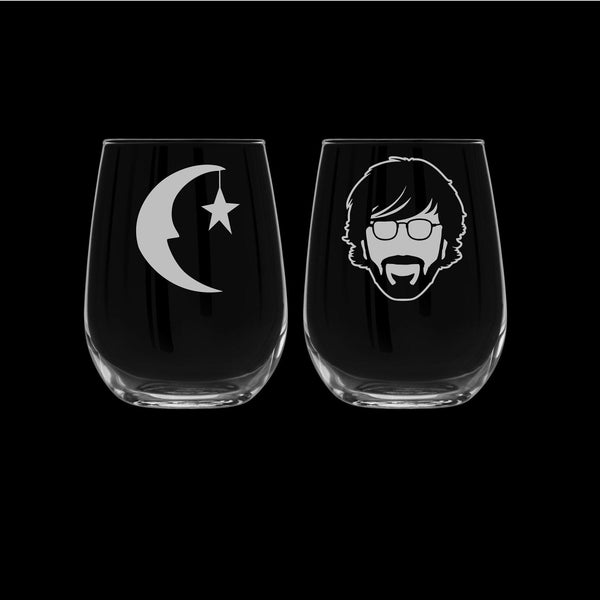 PICK-A-PAIR of Phish Stemless Wine Glasses