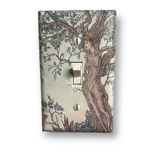 Dryad Forest Nymph Light Switch Plate Cover