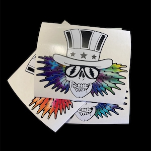 Psycle Sam Vinyl Decal Sticker (HAIR COLOR VARIES)