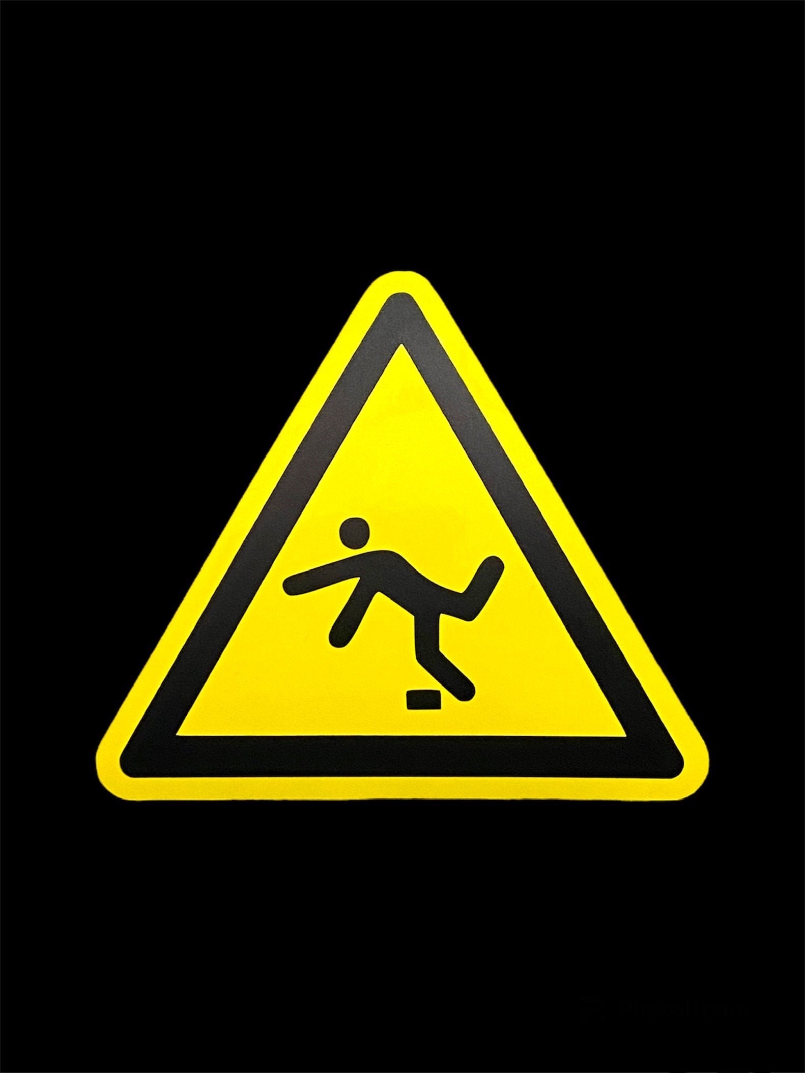 Tripping Hazard Vinyl Decal Sticker