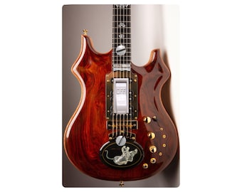 Tiger Guitar Jerry Garcia Light Switch Plate Cover