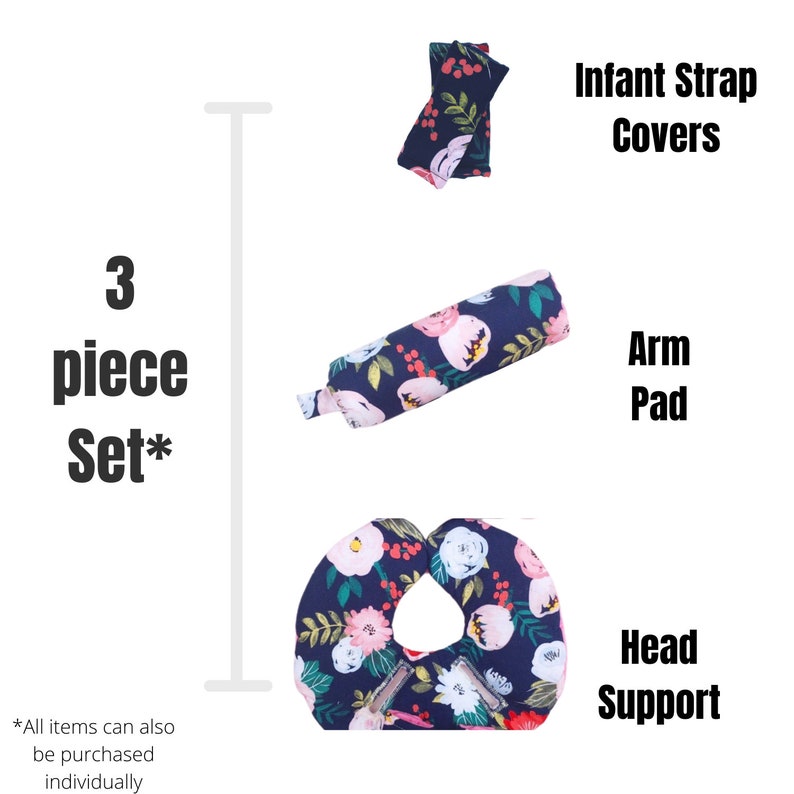 Newborns Car Seat Head Support, Baby Car Seat Insert Newborns Insert, Carseat Head & Body Support ,Body Support Waist And Head Protection Fixed Cushion, For Carseats Pushchair Pram Carrier Lounger