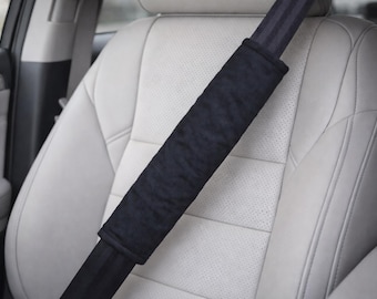 Seat Belt Cover Pad – Soft Cotton Strap Cushion, Snap-On Shoulder Protector, Car Seatbelt Cover for Adults