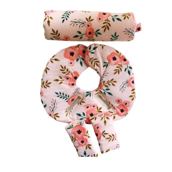 Car Seat Head Support And Strap Covers Velcromag