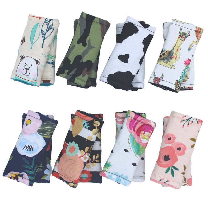 Infant Car Seat Strap Coversstrap on Harnessseat Belt Etsy