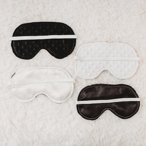 Personalized Oversized Sleep Mask for Men and Women, Satin Sleep Mask image 7