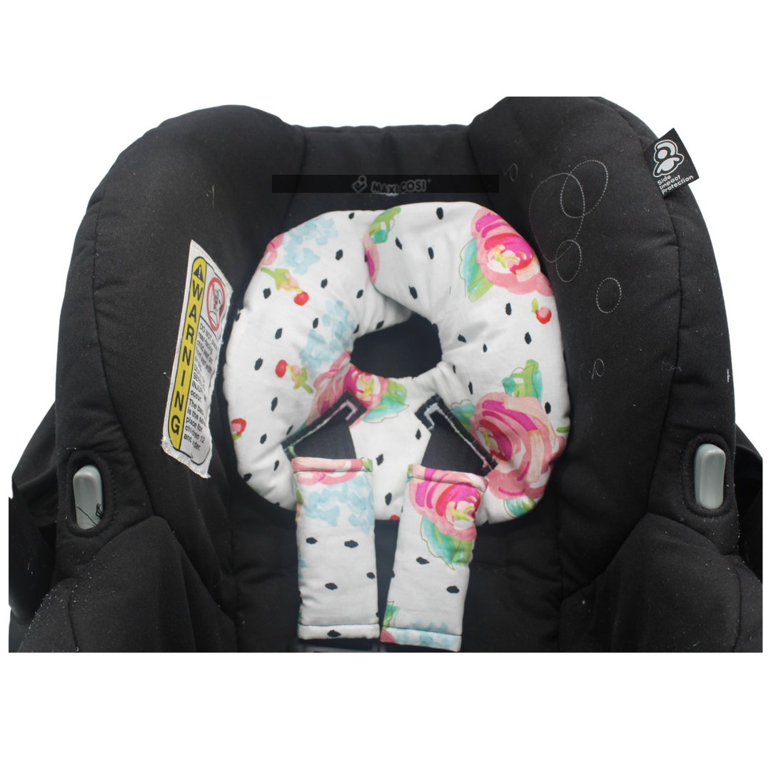 Infant Car Seat Insert,car Seat Head Support for Newborns,infant Head
