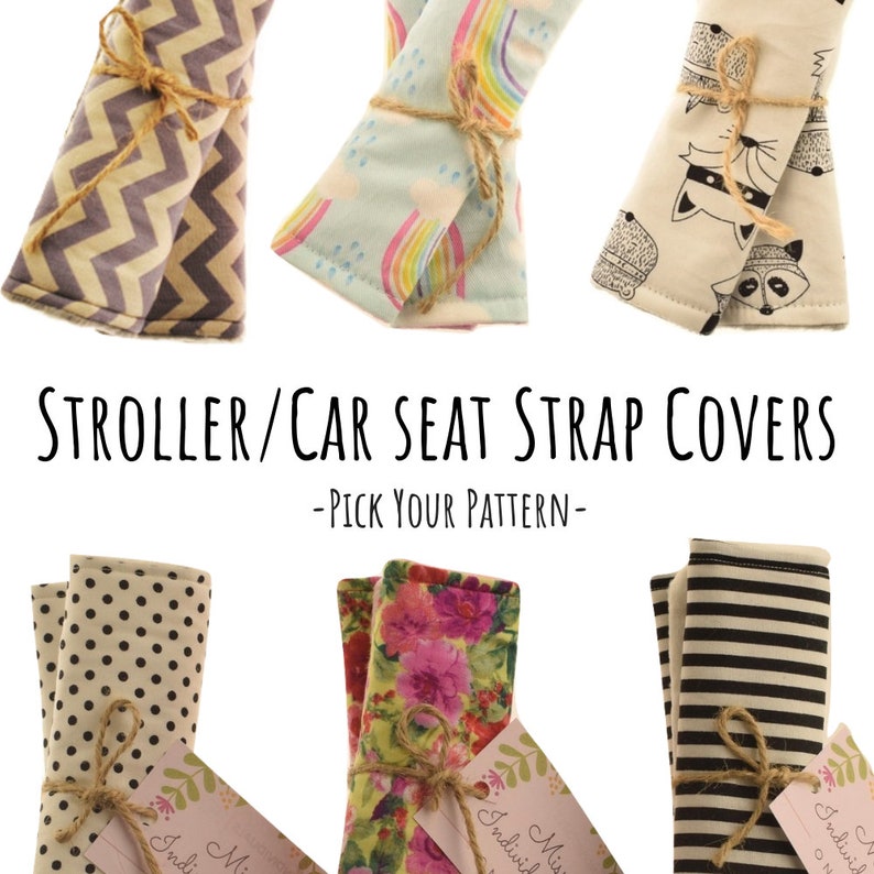 pushchair strap covers