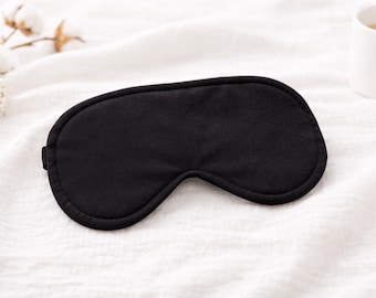 Extra groot slaapmasker voor diepe slaap | Effen kleur verduisterend oogmasker | Luxe comfort, pasvorm op maat