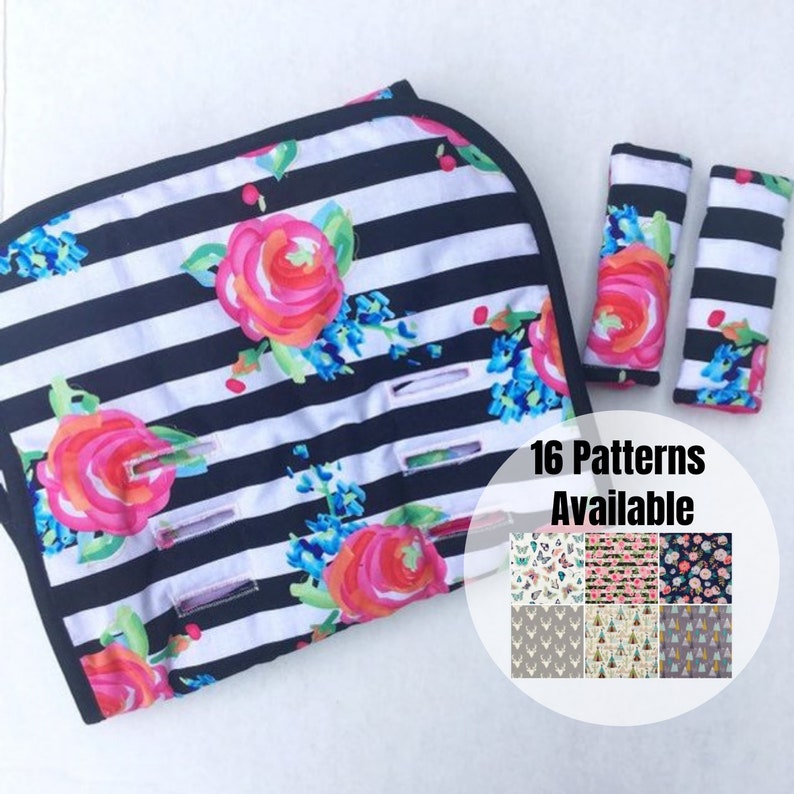 floral pram liner
