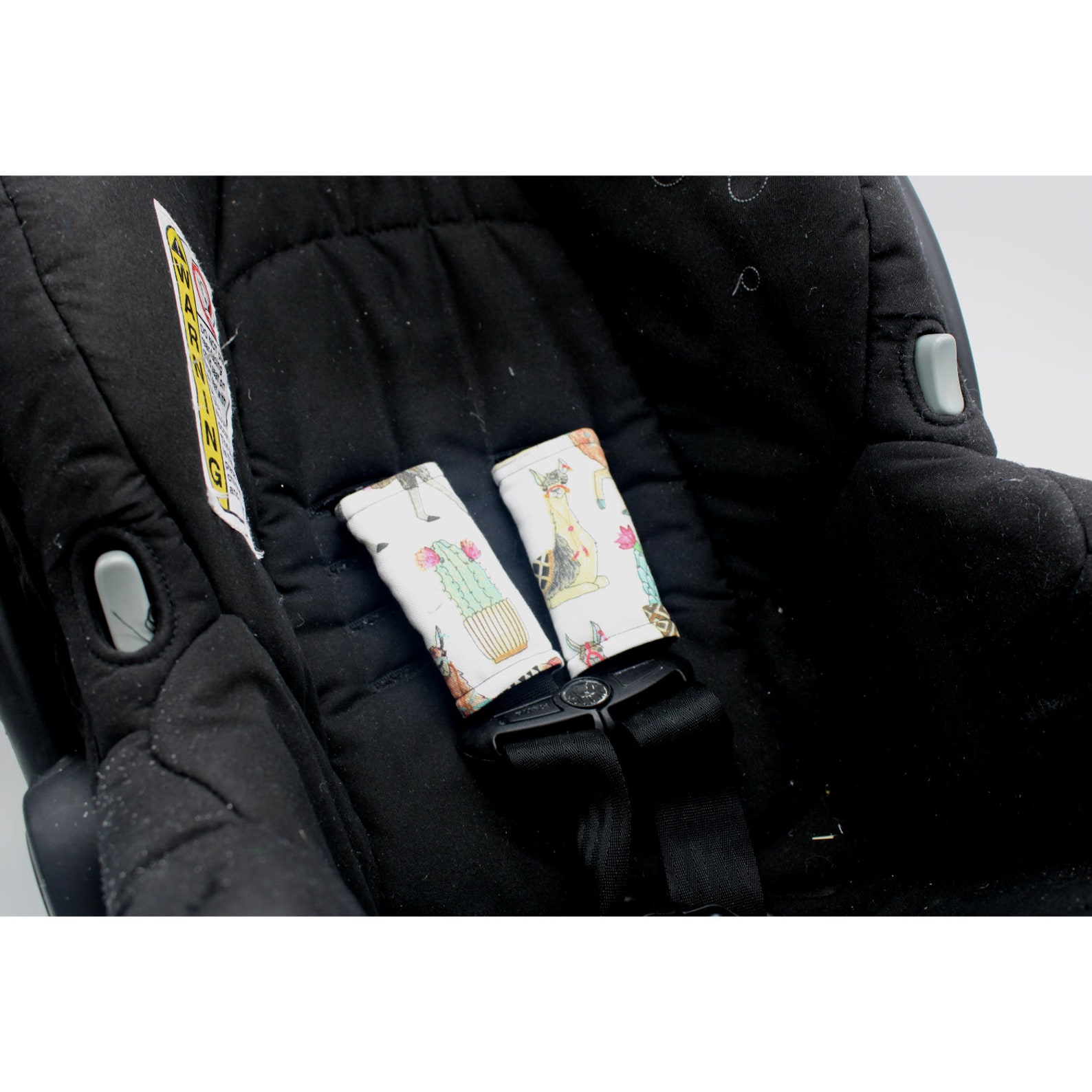 Infant Car Seat Strap Coversstrap on Harnessseat Belt Etsy