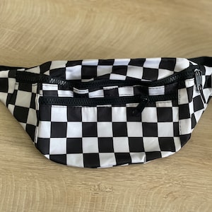 Mostdary Checkered Pack Men Women Bags Sling Belt Bags For Women