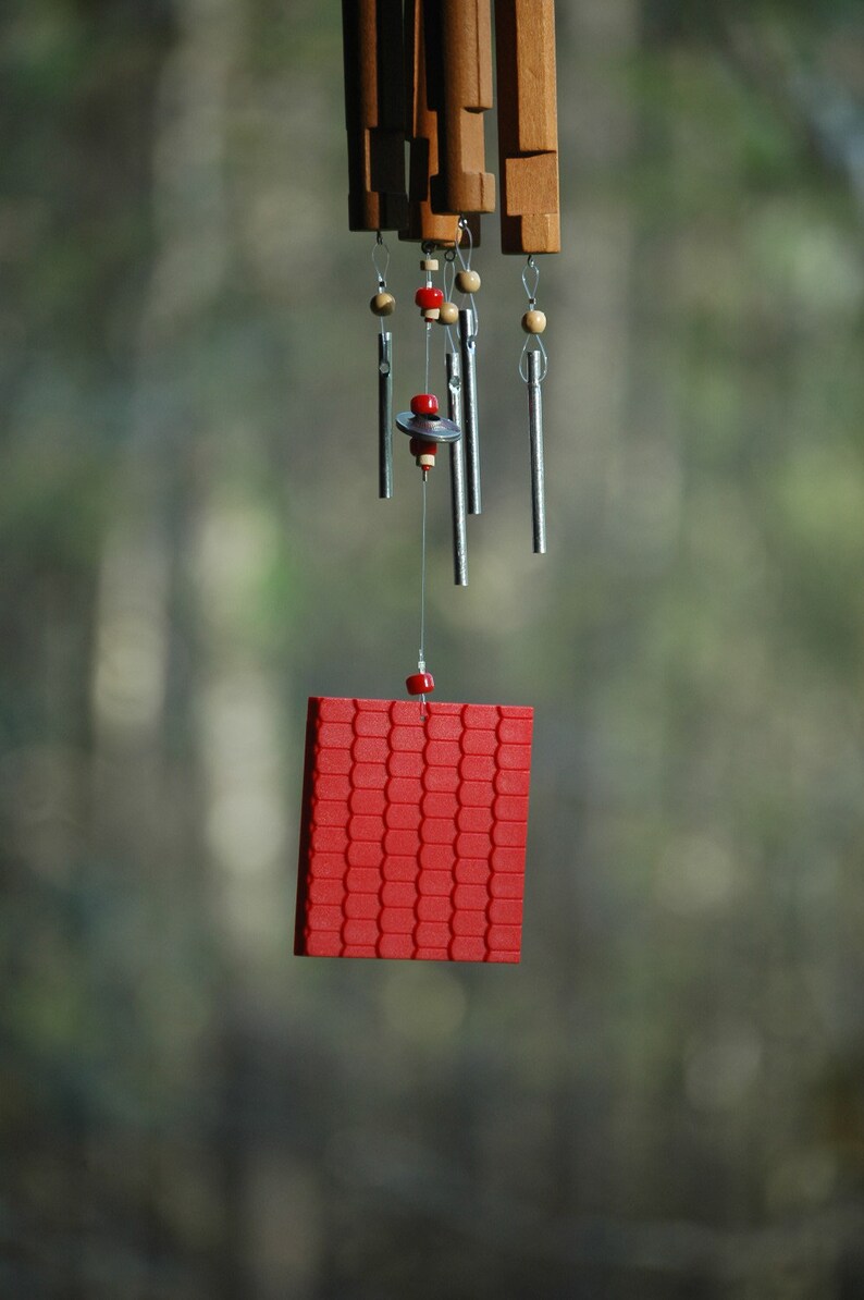 Lincoln Log Wind Chime Etsy