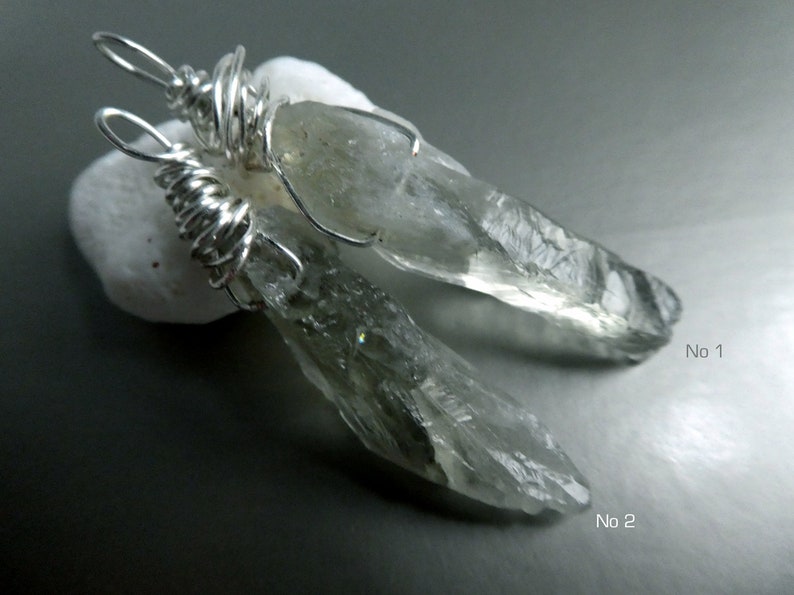 unisex pendant Raw green amethyst crystal pendant-wire wrapped silver pendant-green crystal jewelry gift amethyst gemstone point pendant