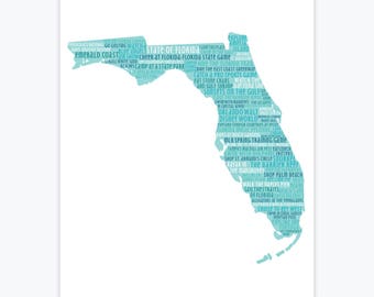 Stampa d'arte - Florida Silhouette